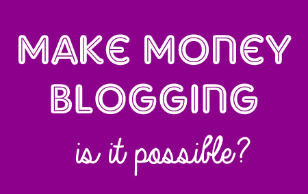 start making money with a blog